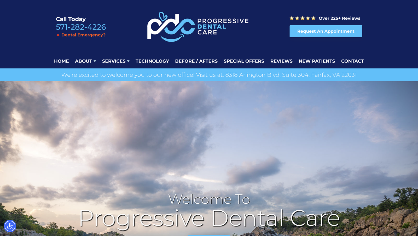 PDC Fairfax website